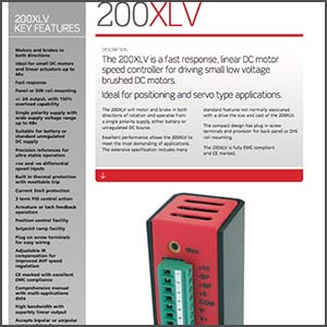 200XLV product datasheet by Sprint Electric