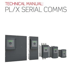 PL PLX Serial Comms Technical Manual by Sprint Electric