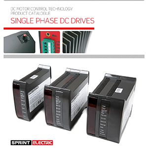 Single Phase DC Drive Catalogue by Sprint Electric