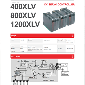 XLV SERIES product datasheet by Sprint Electric