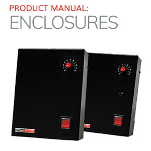 Product Manual by Sprint Electric - Enclosure Manual