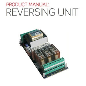 Reversing Unit Product Manual by Sprint Electric