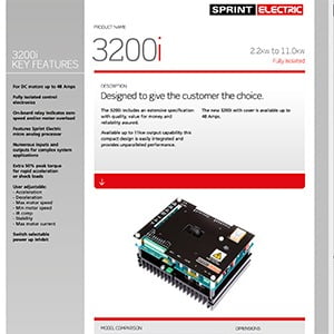 Sprint Electric datasheet for product 3200i